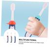 Cabilock Soft Bristle Toothbrush 3pcs, Cartoon Manual Toothbrush Set for Ages 3-12, Colorful Oral Care Tools and Dental Cleaning Random Color view 3