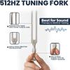 Gardiner Brown Tuning Forks Set for Healing, Medical Grade, Stainless Steel Tuning Forks, 128hz 256hz & 512hz, Sound Healing, Vibration Therapy, Set of 3 view 4