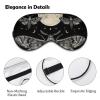 Death Moth Skull Galaxy Sleep Mask Lightweight Blindfold Eye Mask for Men Women view 3