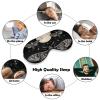 Death Moth Skull Galaxy Sleep Mask Lightweight Blindfold Eye Mask for Men Women view 4