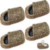 Walker Accessories Replacement for Back Legs 4 PCS Padded(Coffee Color) view 1