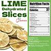 16oz Dehydrated Limes Slices, Dried lime Fruit for Cocktails Garnish Bulk view 2