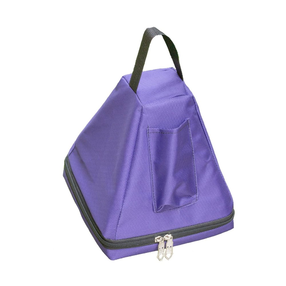 GFAZXDS Rainbow Crystal Singing Pyramid for Sound Healing Meditation Yoga with Two Types Crystal Singing Bowl Striker and Carrying Bag,Separate Bag for 9/10inch