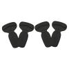 2/6pair Heel Pads for Shoes, Anti-Slip Heel Liners Soft Cushion, Heels Grippers for Loose Shoes, Shoe fillers for Too Big Shoes, Invisible Heels Protectors Inserts Women and Men view 1
