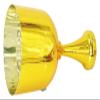 GFAZXDS Quartz Crystal Singing Bowls, 7 Inch Handheld Crystal Chalice, 432Hz Electroplated Golden, with Carry Case, Acrylic Striker, for Yoga Meditation, Sound Healing,E Note,C Note view 2