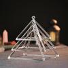 GFAZXDS Yellow Clear Crystal Quartz Pyramid 5-12 Inch Mokaba Merkaba Sound Therapy Meditation Yoga Meditation Stress Relief Corner Rack Percussion Instruments Including Crystal P,10 Inch view 4