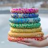GFAZXDS Singing Bowl Cushion Silk Brocade Ring Cushion Pillow,Used for Crystal/Tibetan Singing Bowls,Singing Bowls Cushion,O-Ring,Buddhist Sound Bowl Pad,Green-f-14 inch 1 pc view 4