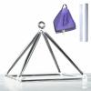 GFAZXDS Clear Quartz Crystal Singing Pyramid,12inch view 1
