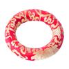 GFAZXDS Singing Bowl Cushion Silk Brocade Ring Cushion Pillow,Used for Crystal/Tibetan Singing Bowls,Singing Bowls Cushion,O-Ring,Buddhist Sound Bowl Pad,Red-c-7 inch 1 pc view 1