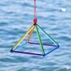 GFAZXDS Sound Healing Rainbow Crystal Singing Pyramid for Sound Healing Meditation Prayer Healing Musical Instrument,8 inch view 4