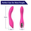 Adult Tool for Women 8 inch Electric Silicone Toy Soft Waterproof Classic Wand for Women Thrusting Stimulation and 7 Powerful Modes AN1811 view 2