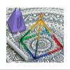 GFAZXDS Colour Clear Crystal Singing Pyramid Quartz Healing Musical Instrument for Sound Healing Meditation Accessories with Crystal Singing Bowl Suede Striker Pyramids and Bag,8 view 2