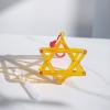 GFAZXDS Chakra Optically Yellow Quartz Crystal Singing Merkaba Pyramid Healing Musical Instrument with Bag,Best Gift for Meditation Prayer,6 inch and Bag view 4