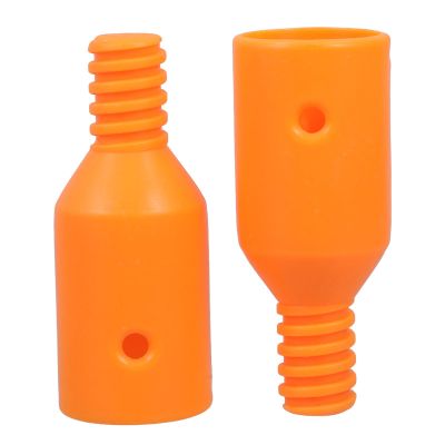 VICASKY 2pcs Threaded Handle Adapter Extension Poles Plastic Threaded Tip Repair Connectors for Mop Broom Household Cleaning Tools