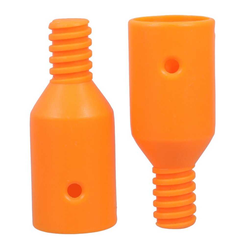 VICASKY 2pcs Threaded Handle Adapter Extension Poles Plastic Threaded Tip Repair Connectors for Mop Broom Household Cleaning Tools