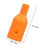 VICASKY 2pcs Threaded Handle Adapter Extension Poles Plastic Threaded Tip Repair Connectors for Mop Broom Household Cleaning Tools view 2
