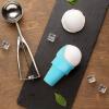 4PCS Plastic Ice Cream Cone Holder, New Plastic Ice Cream Snow Cone Rack Reusable Mini Ice Cream Cones Stand Upright for Scooping Cream Frozen Yogurt Sorbet Pink Blue view 4