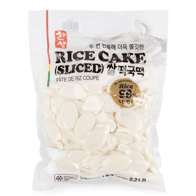 Korean Sliced Rice Cake 2.2 lbs (Pack of 1)