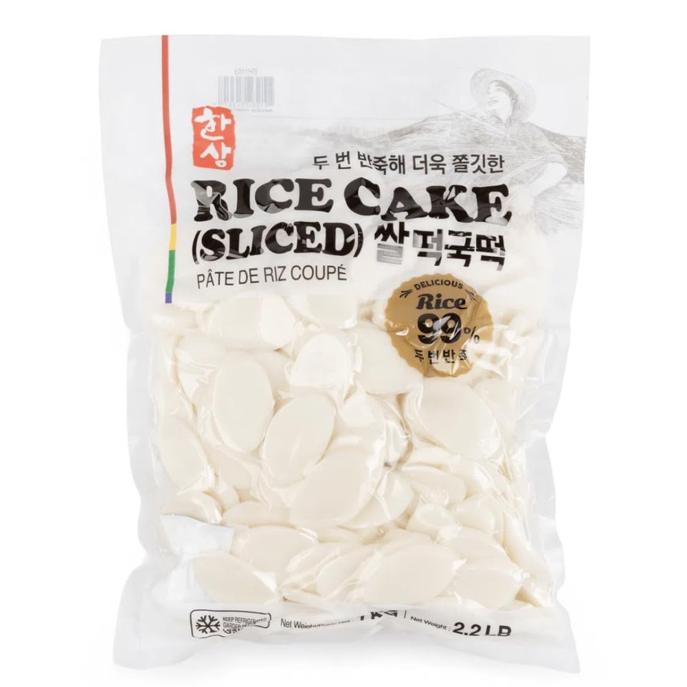 Korean Sliced Rice Cake 2.2 lbs (Pack of 1)