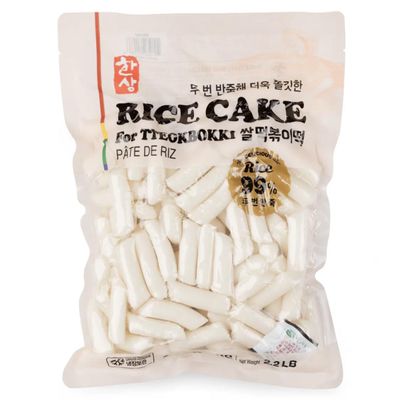 Hannsang Rice Cakes 2.2lbs | Korean Tteokbokki Chewy Rice Cakes