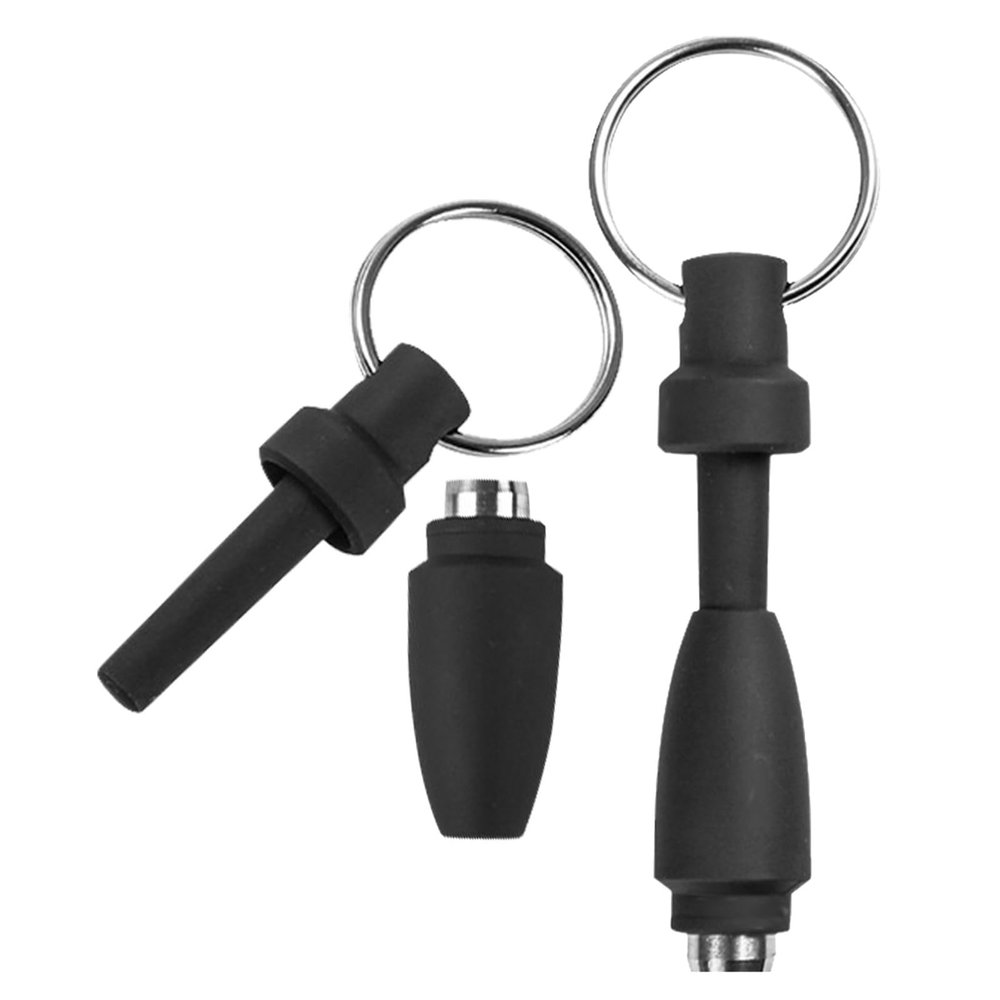 Abaodam 2pcs Portable Silicone Cigar Puncher Tool Keychain Compact Pocket Cigar Hole Opener for Precise Cutting and Travel Use