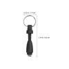 Abaodam 2pcs Portable Silicone Cigar Puncher Tool Keychain Compact Pocket Cigar Hole Opener for Precise Cutting and Travel Use view 2