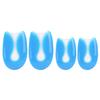 Housoutil U-Shaped Silicone Heel Cushions 4pcs Set (2 Pairs Large and Medium) Shock Absorption Heel Pads for Foot Care and Sports Shoes Accessories view 1