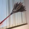 DOITOOL Natural Plume Duster for Cleaning, Household Dust Removal Tool with Wooden Handle, Lightweight Home and Office Ceiling Fan Duster, Single Pack view 4