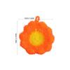 STOBAZA Flower Shaped Dish Washing Towels 3pcs Kitchen Scrubbing Cloths Multipurpose Tableware Cleaner Soft Home Washing Scrubbers for Dishwashing Random Color view 2