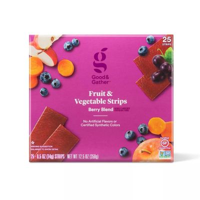 Good and gather Berry Blend Organic Fruit Strip Pack - 25ct/12.5oz