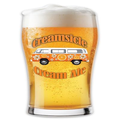 TAPCRAFT Creamsicle Cream Ale Recipe Kit Beer Brewing Kit with Sweet Orange Peel and Real Vanilla Bean Smooth Citrus Vanilla Ale 5 Gallon Homebrew Ingredient Kit