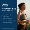 Core Med Science Vitamin D3 & K2 Supplement - NSF Certified for Sport view 2
