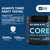 Core Med Science Vitamin D3 & K2 Supplement - NSF Certified for Sport view 3