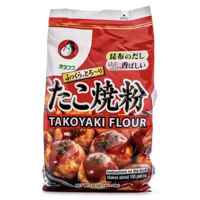 Tako-yaki Flour 16oz | For Japanese Grilled Wheat Cake Octopus Snack
