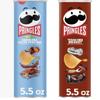 Pringles Potato Chips Flavor Pairing Variety Set 5.5oz - 2 cans (Carolina Pulled Pork BBQ & Texas BBQ Brisket) view 1