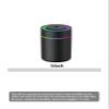 180ml Portable Humidifier with 7-Color Lights, Rechargeable USB Essential for Home, Car, Office and Sleep Aid(Black) view 2