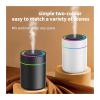 180ml Portable Humidifier with 7-Color Lights, Rechargeable USB Essential for Home, Car, Office and Sleep Aid(Black) view 3