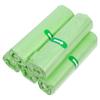 KICHOUSE Kitchen Trash Bags 4-6 Gallon Green 100pcs Breakpoint Disposable Garbage Can Liners for Home Bathroom Waste Basket view 1