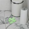 KICHOUSE Kitchen Trash Bags 4-6 Gallon Green 100pcs Breakpoint Disposable Garbage Can Liners for Home Bathroom Waste Basket view 4