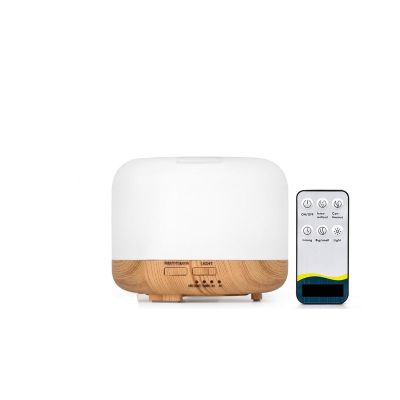 300/500ML Air Humidifier with Colorful Mood Light for Bedroom Office(500ML Light wood)