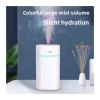 2-Speed Portable Humidifier - Large Mist USB Desktop & Car Humidifier, Quiet Operation for Home Office & Travel(White) view 2