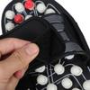 COLLBATH Acupressure Foot Massage Slippers with Black Beads, Size 42-43, Indoor Relaxation Footwear for Women and Men, Pressure Point Reflexology Therapy Slippers for Home Use view 3