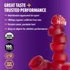 Honey Stinger Organic Berry Blast Caffeinated Energy Chews, Gluten Free with Caffeine, for Exercise, Running & Performance, Sports Nutrition Home & Gym, Pre & Mid Workout, 10.56 Ounces (Pack of 12) view 3