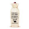 College Graduation Gifts for Graduate Students - College Grad Gifts for Son Daughter Bachelors Degree Graduation Gift for Sister Brother Friends Congratulations on Graduating Graduate Gift Wine Bag view 1
