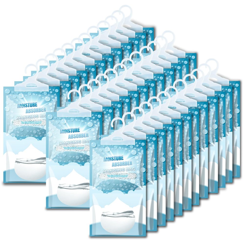 Corodo 36 Pack Hanging Closet Dehumidifier Bags Moisture Absorbers for Cars