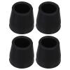 10pcs Walker Rubber Tips Replacement Anti Slip Foot Covers for Mobility Aids Durable Floor Protector Chair Leg Caps Walking Cane view 1