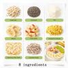 500g Chia Seeds Apple Banana Milk Oatmeal,Instant Hot Cereal For Breakfast Snack,Low Fat Quick Stir Porridge,Home Office Pantr view 4