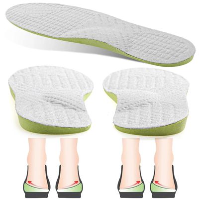 YURRUON Women Men Posture Correcting Orthotic Insoles for Flat Feet Arch Support, Overpronation Supination Correction, Plantar Fasciitis Metatarsalgia, X/O Valgus Varus Legs Shoe Insoles