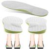 YURRUON Women Men Posture Correcting Orthotic Insoles for Flat Feet Arch Support, Overpronation Supination Correction, Plantar Fasciitis Metatarsalgia, X/O Valgus Varus Legs Shoe Insoles view 1