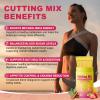 Cutting Drink Mix Berberine, Chromium, Yerba Mate, 5-HTP & Magnesium Blend | Supports Energy, Gut Health & Satiety Signaling | Sugar-Free, Vegan, Non-GMO | Strawberry Acai Flavor 30 Sticks view 3